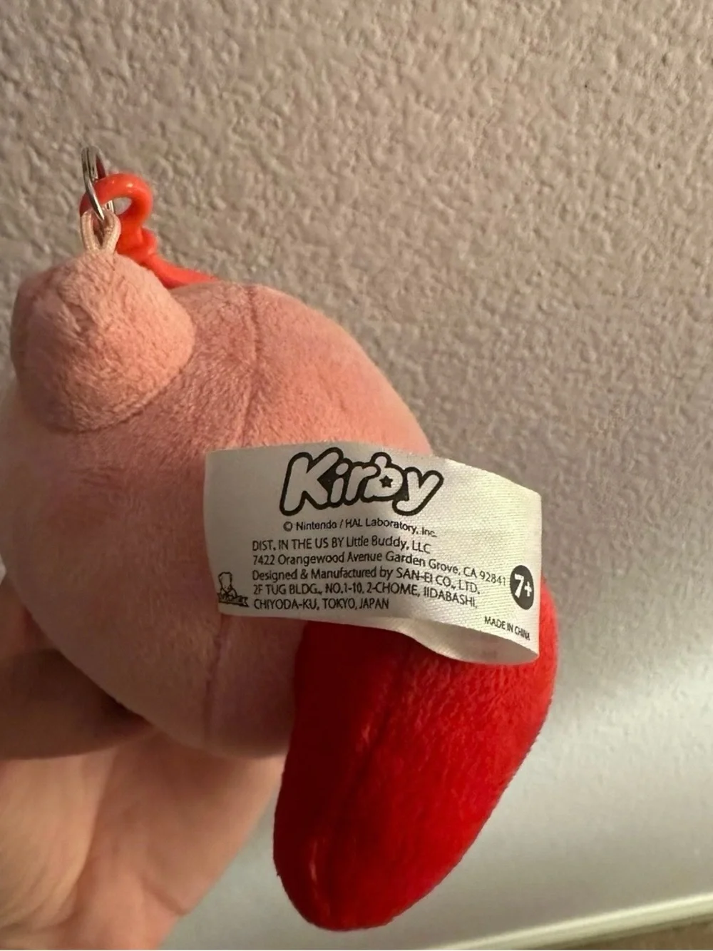Kirby Plush Keychain